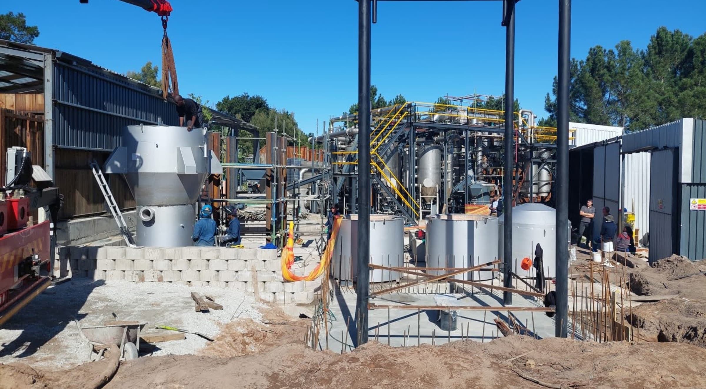 CNP plant under construction