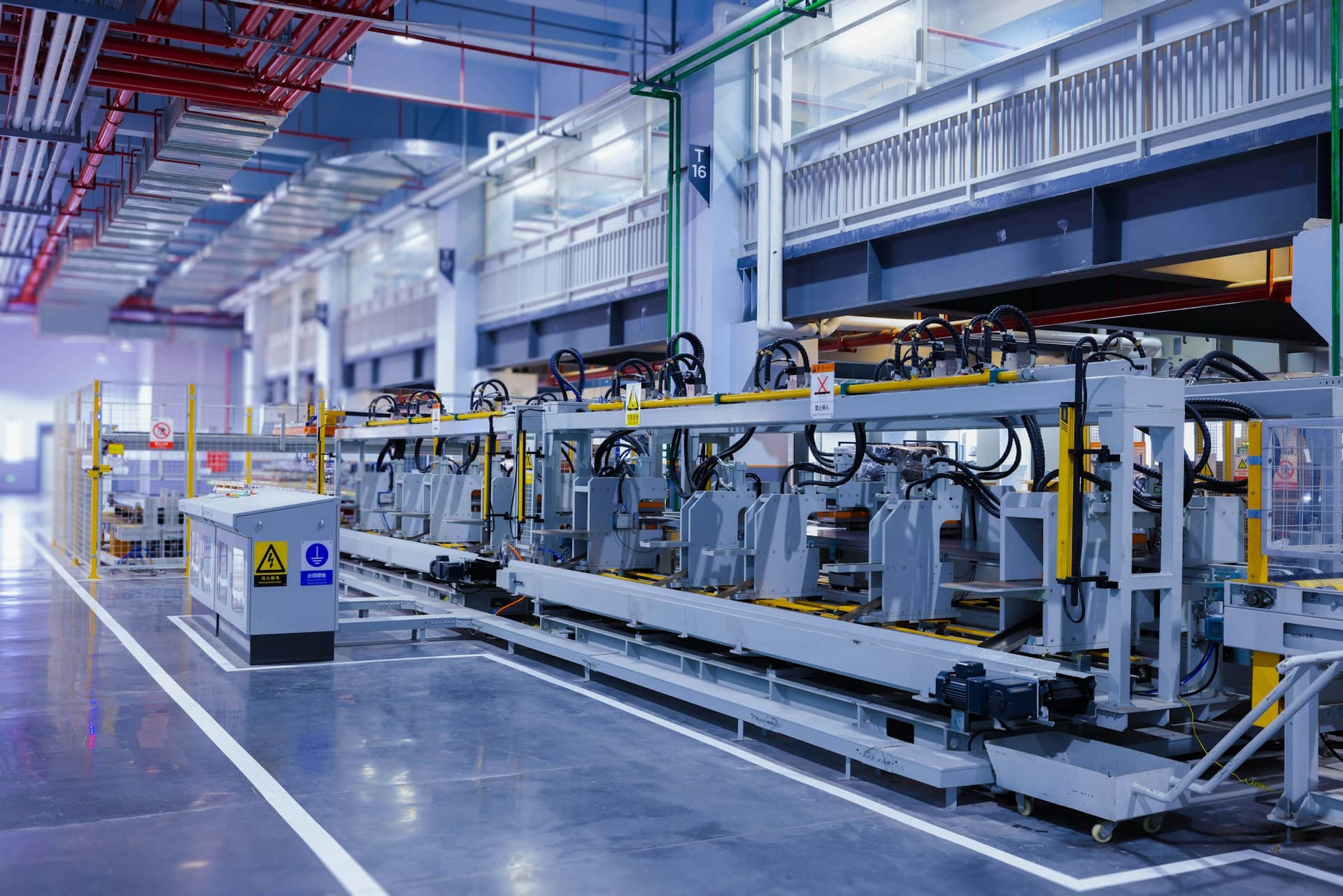Factory production floor