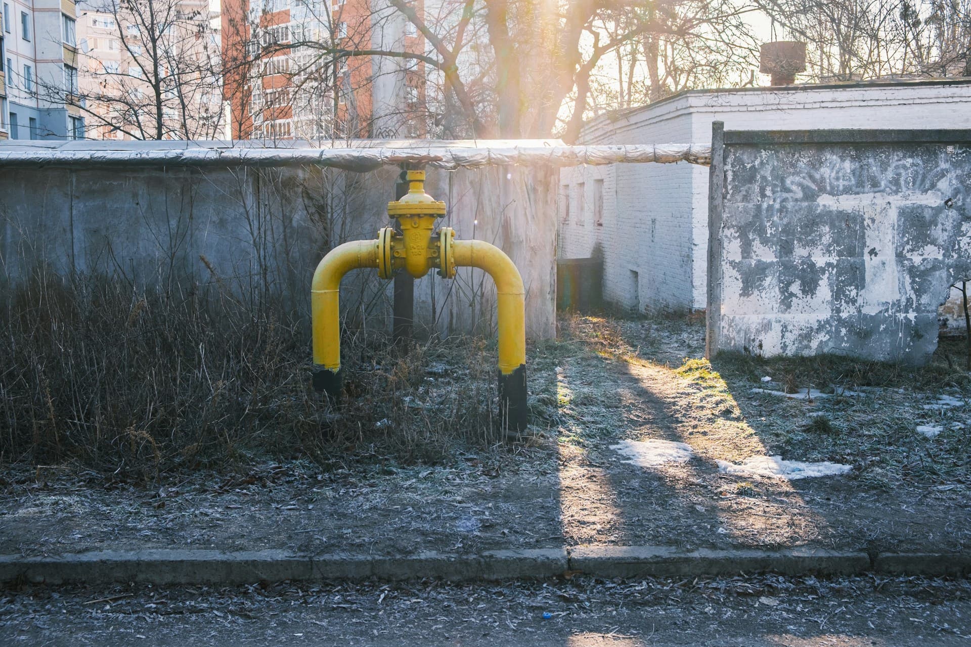 Gas upgrading and grid injection point