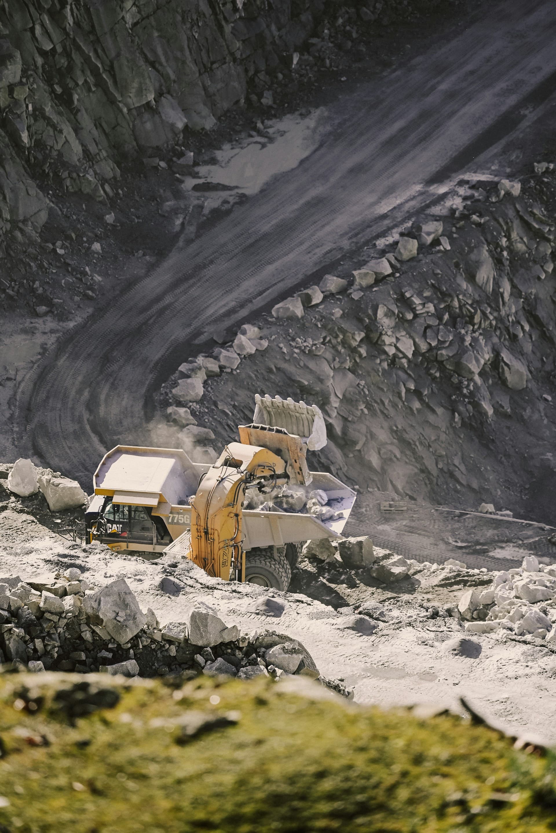 Diesel tanks and generators at a remote site